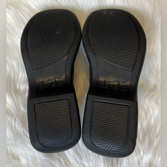 Dansko Black Platform Chunky Oxford Shoe School Shoes Y2K look Size 5.5 - Picture 6 of 9